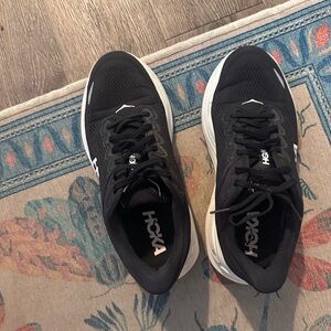 Hoka Black White Running Shoes Bondi 9 Women’s 10.5 W